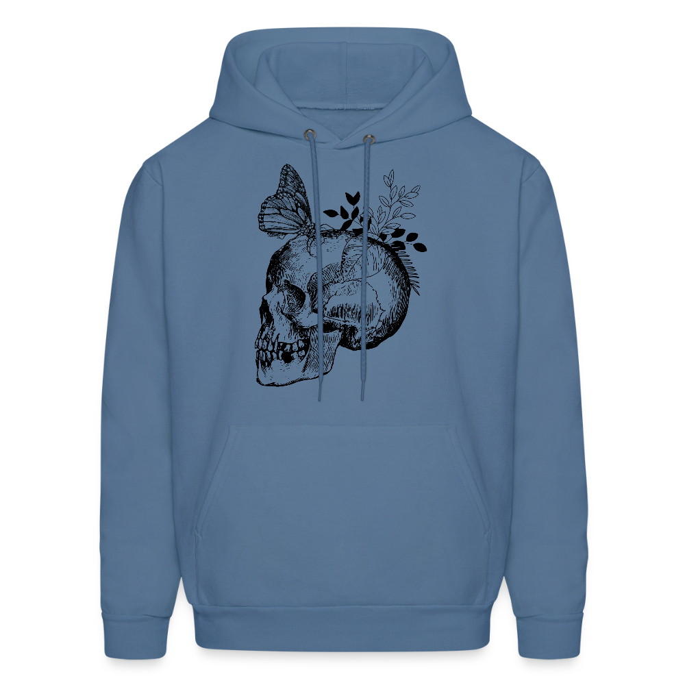 Skullterfly Hoodie Reverse - denim blue
