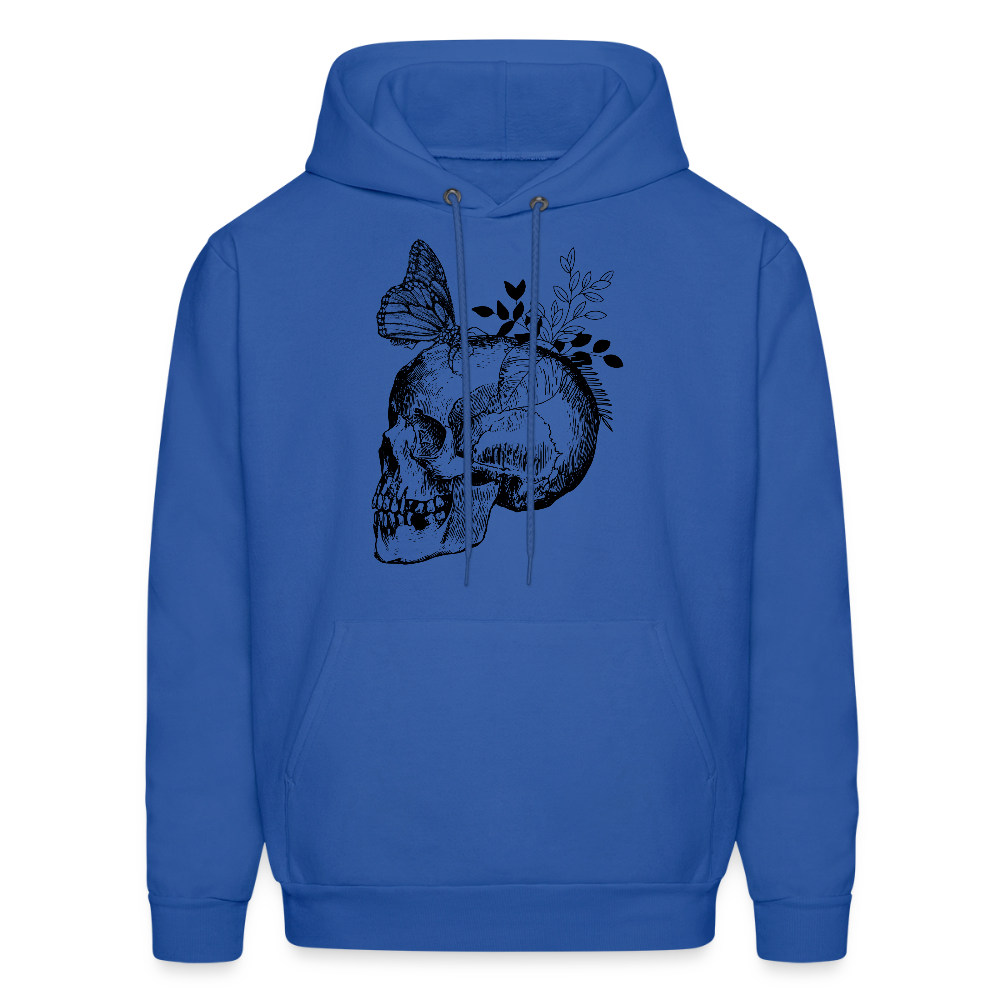 Skullterfly Hoodie Reverse - royal blue