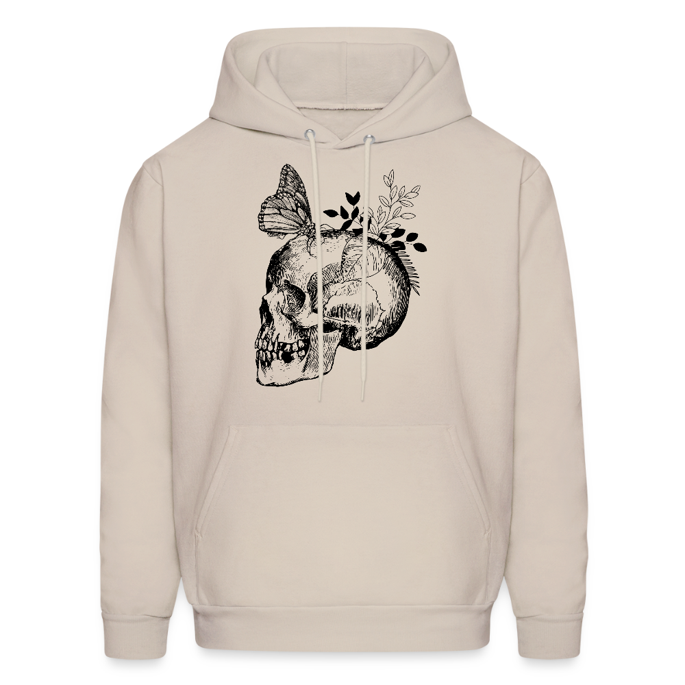 Skullterfly Hoodie Reverse - Sand
