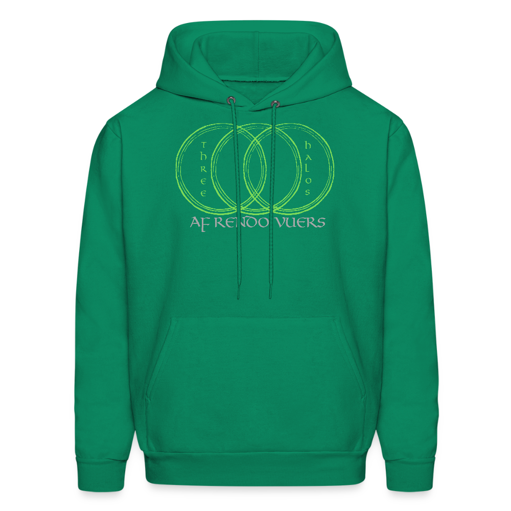 ThreeHalos Logo Hoodie - kelly green