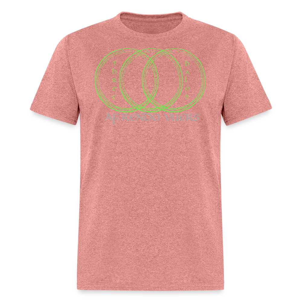 ThreeHalos Logo Unisex Classic T-Shirt - heather mauve