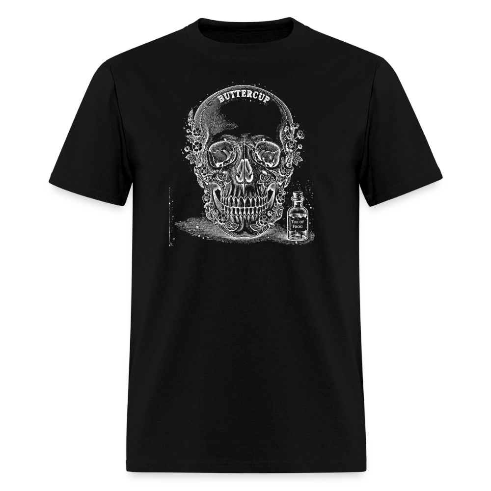 Toe of Frog (Buttercup) Grimoire Skull - black