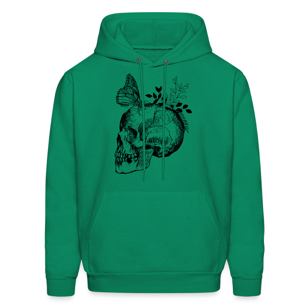 Skullterfly Hoodie Reverse - kelly green