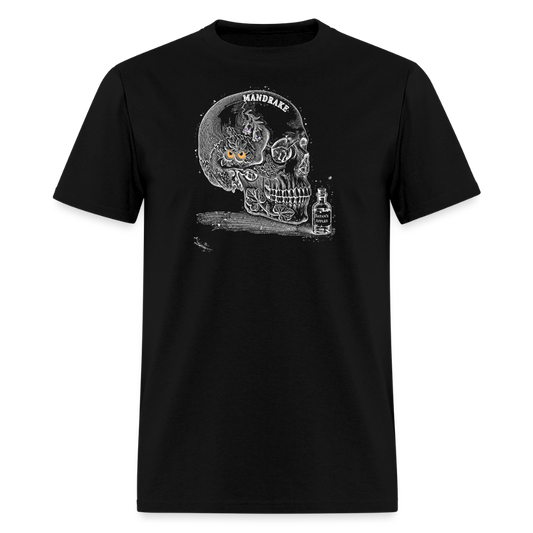 Devil's Apples (Mandrake) Grimoire Skull - black