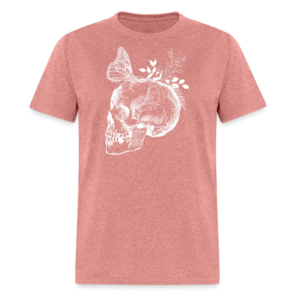 Skullterfly Unisex T-Shirt - heather mauve