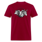 Wolfram & Associates Unisex T-shirt - dark red