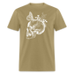 Skullterfly Unisex T-Shirt - khaki