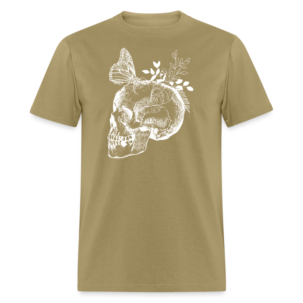 Skullterfly Unisex T-Shirt - khaki