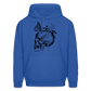 Skullterfly Hoodie Reverse - royal blue