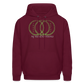 ThreeHalos Logo Hoodie - burgundy