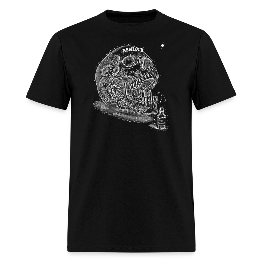 Hemlock (Root of Hemlock) Grimoire Skull - black