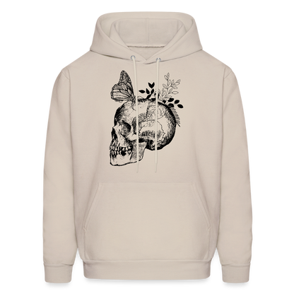 Skullterfly Hoodie Reverse - Sand