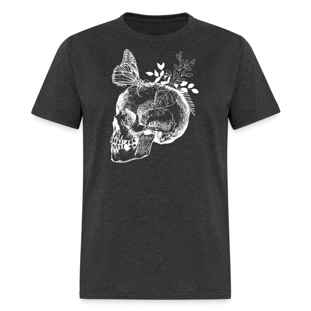 Skullterfly Unisex T-Shirt - heather black