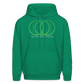 ThreeHalos Logo Hoodie - kelly green