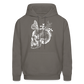 Skullterfly Hoodie - asphalt gray