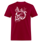 Skullterfly Unisex T-Shirt - dark red