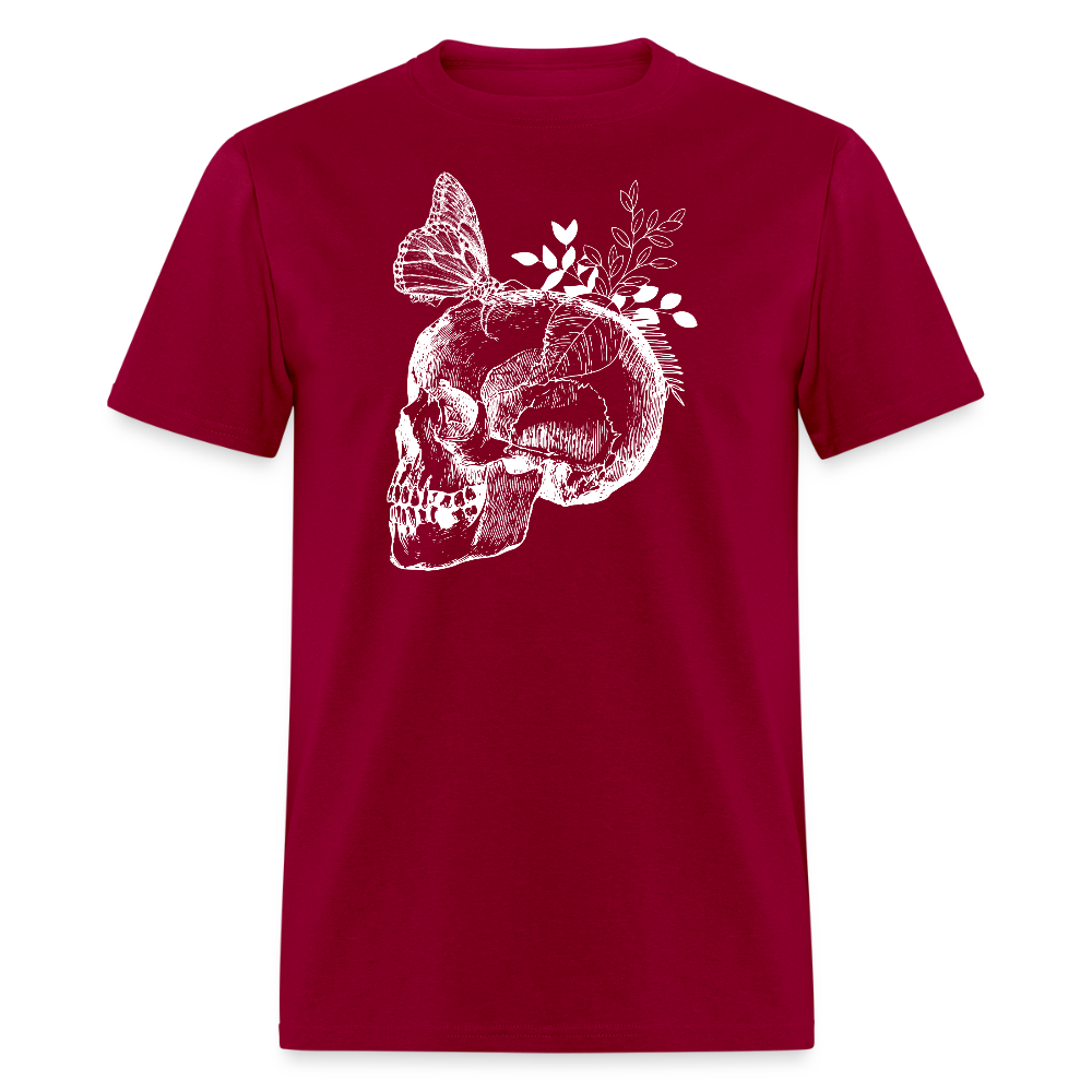 Skullterfly Unisex T-Shirt - dark red