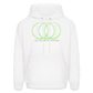 ThreeHalos Logo Hoodie - white