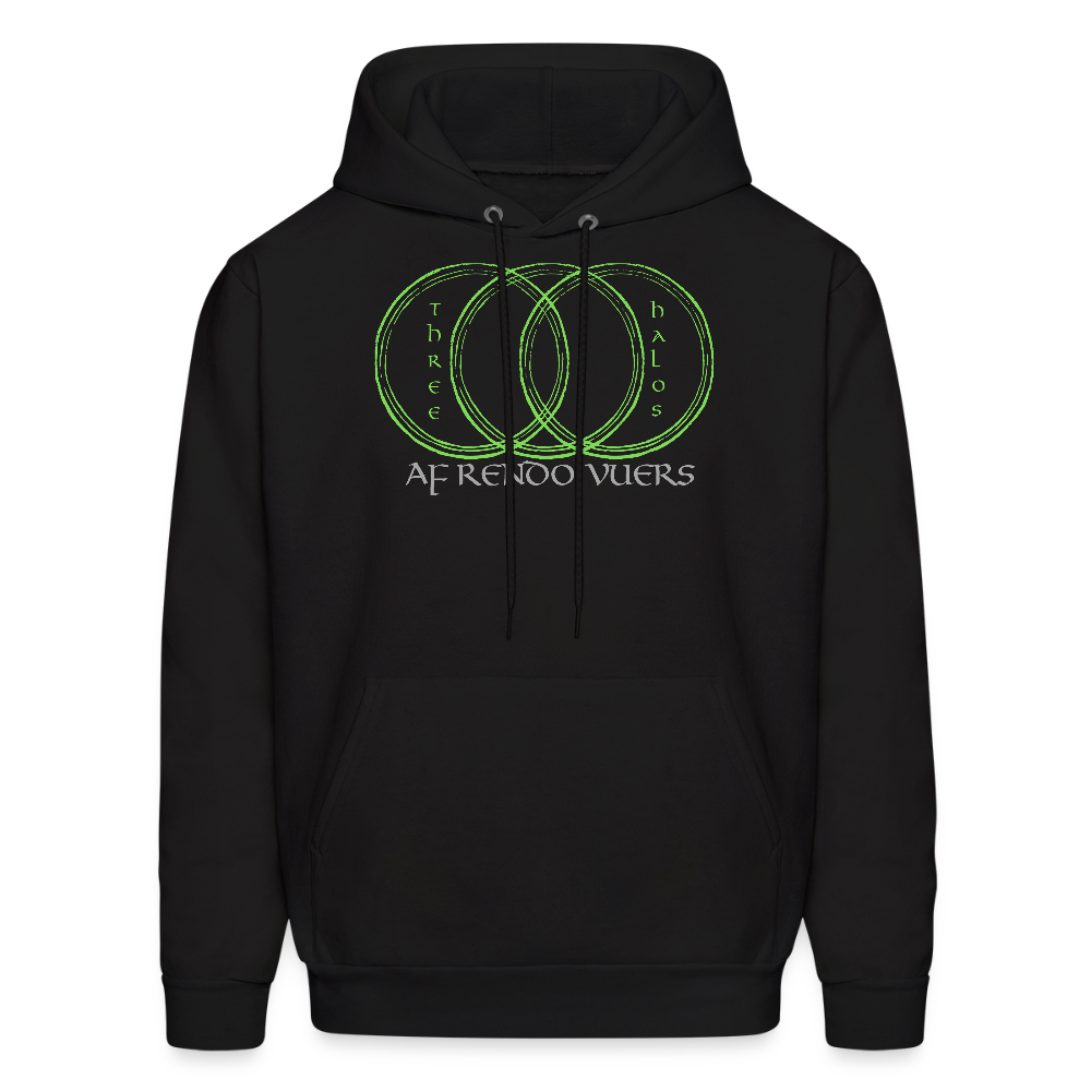 ThreeHalos Logo Hoodie - black