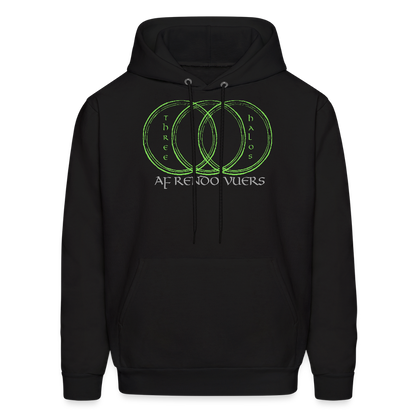 ThreeHalos Logo Hoodie - black