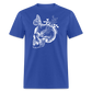 Skullterfly Unisex T-Shirt - royal blue