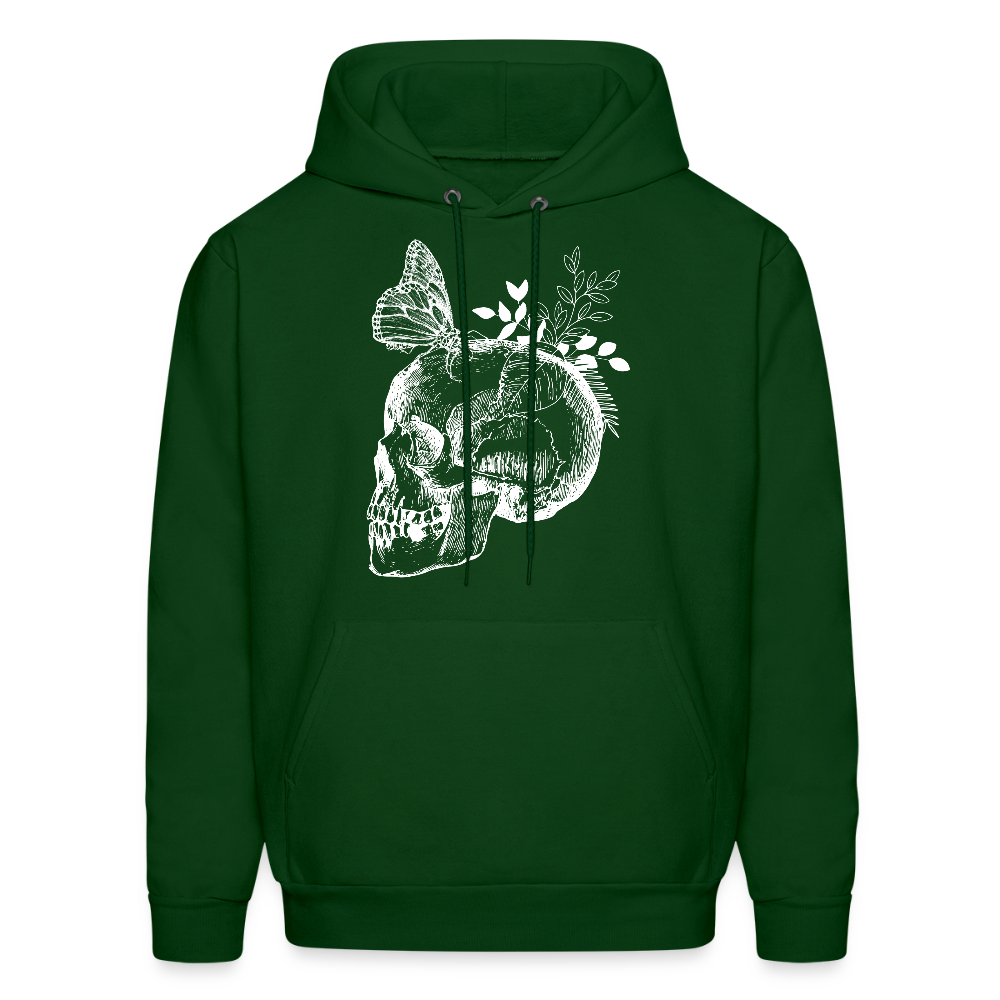 Skullterfly Hoodie - forest green