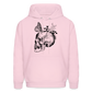 Skullterfly Hoodie Reverse - pale pink