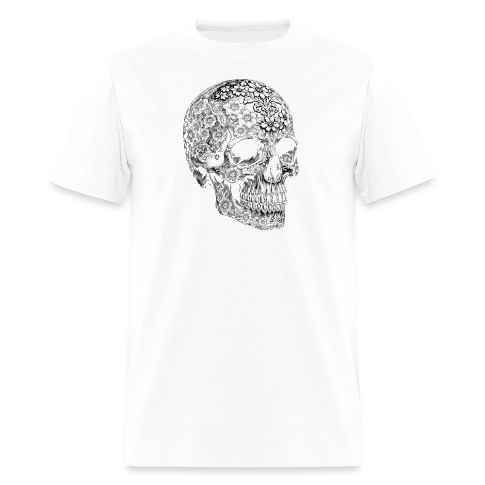 Carved Skull White - white