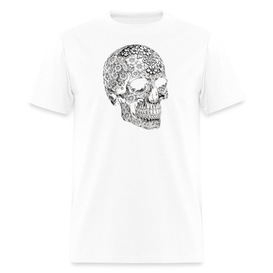 Carved Skull White - white