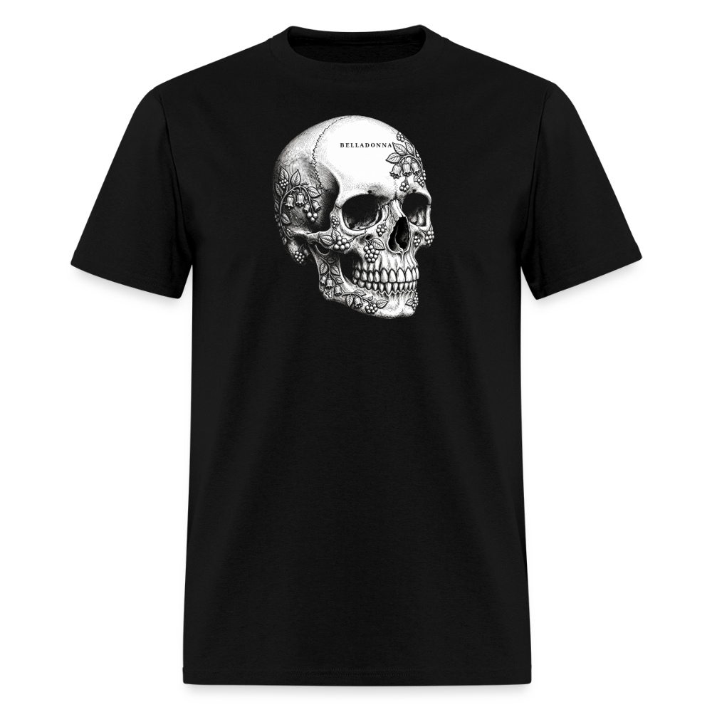 Carved Belladonna Skull - black