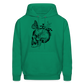 Skullterfly Hoodie Reverse - kelly green