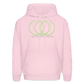 ThreeHalos Logo Hoodie - pale pink