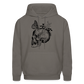 Skullterfly Hoodie Reverse - asphalt gray