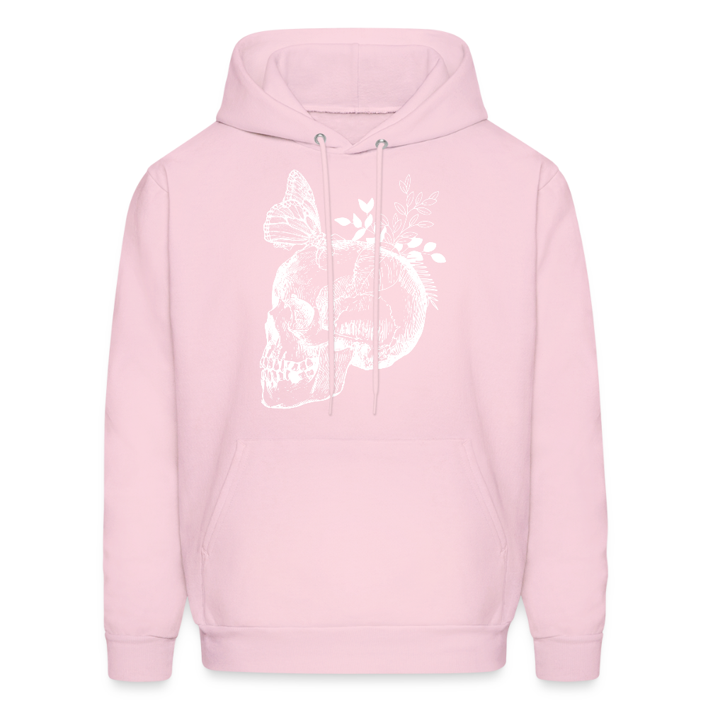 Skullterfly Hoodie - pale pink