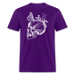 Skullterfly Unisex T-Shirt - purple