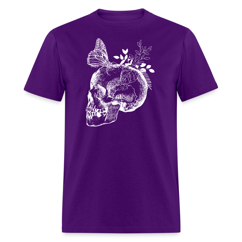 Skullterfly Unisex T-Shirt - purple