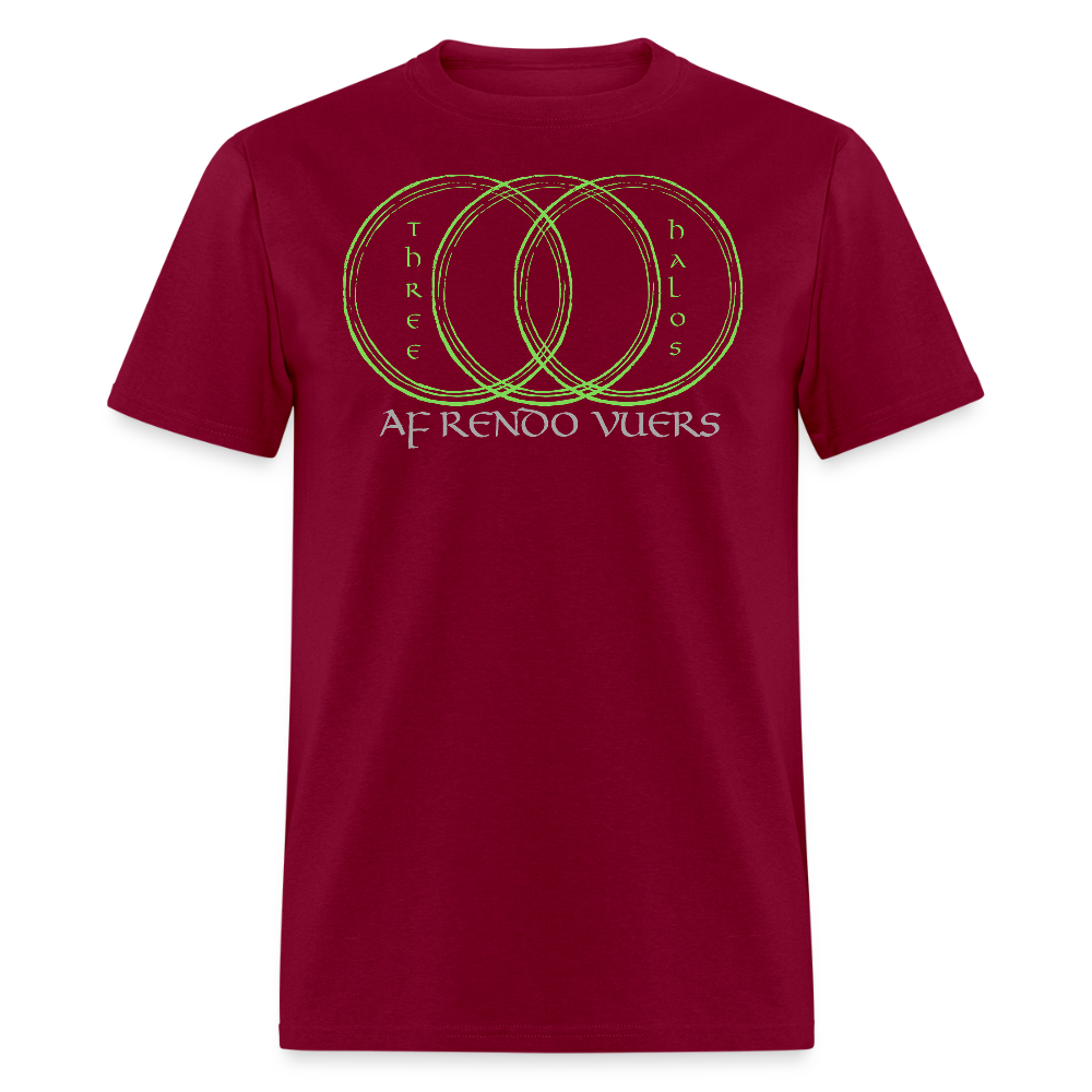 ThreeHalos Logo Unisex Classic T-Shirt - burgundy