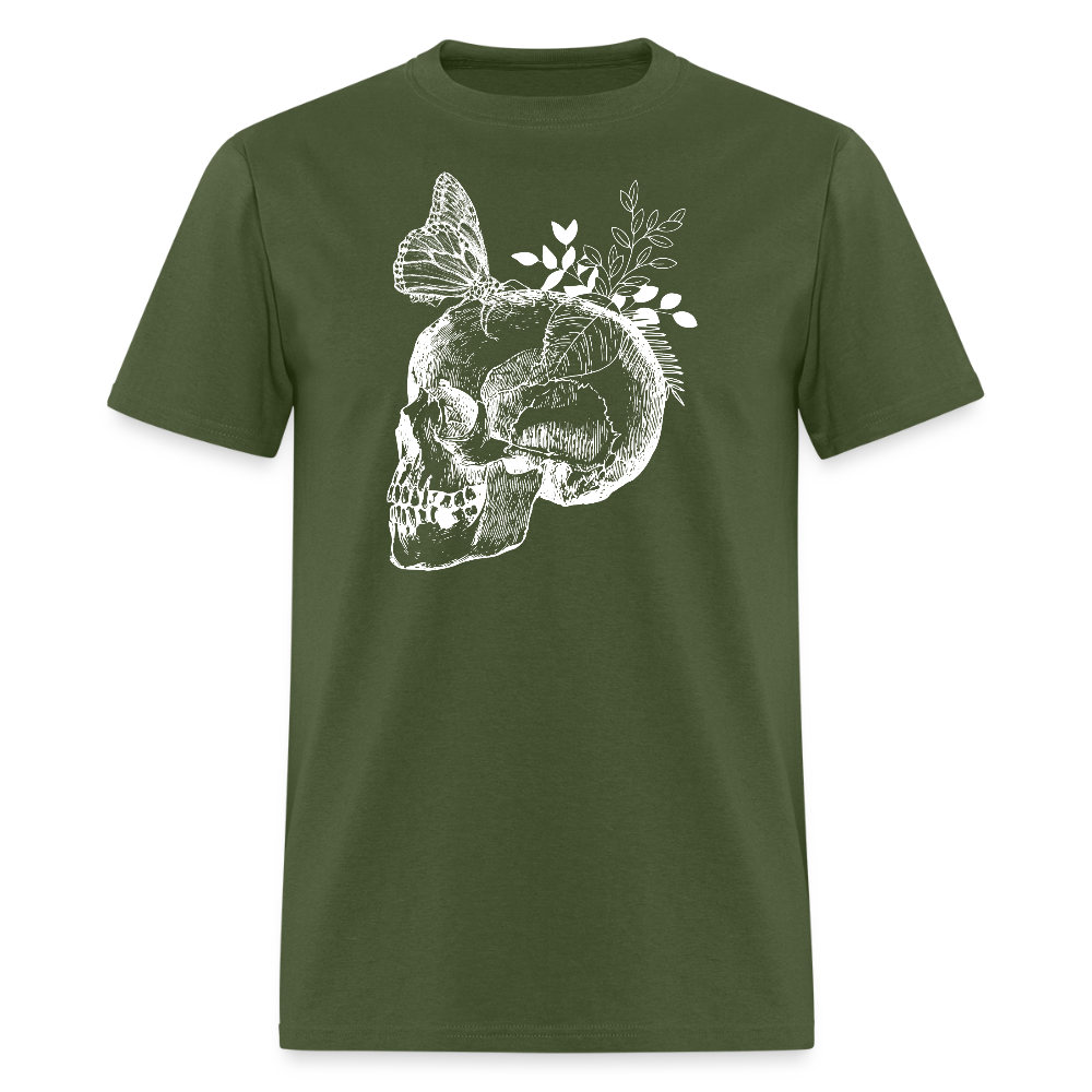 Skullterfly Unisex T-Shirt - military green