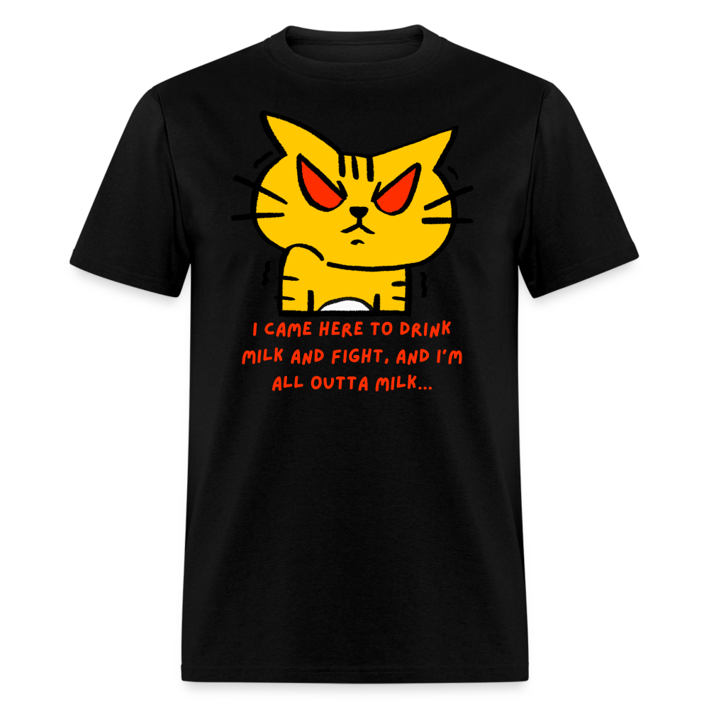 Drink Milk and FIght Classic T-Shirt - black