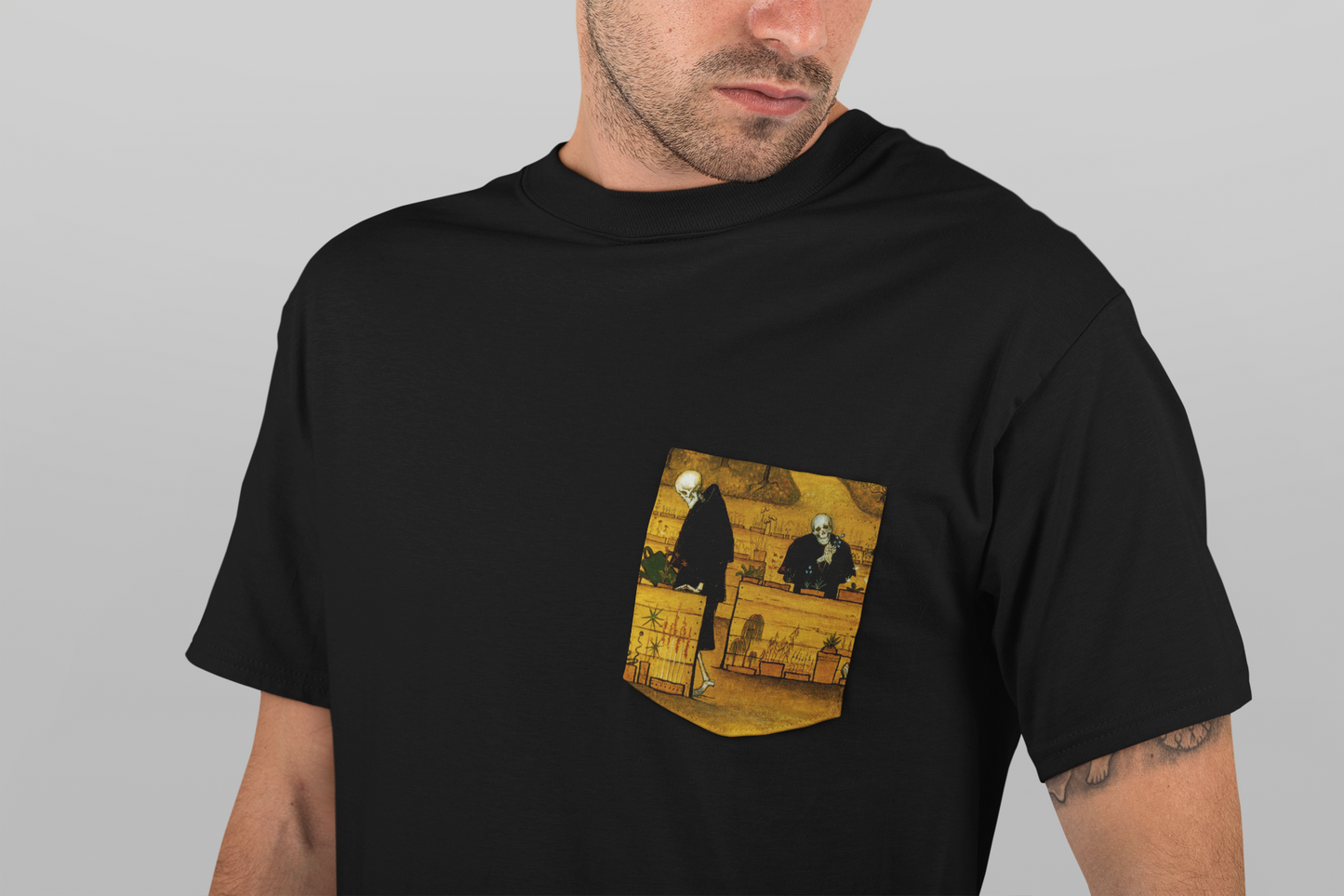 Garden of Death Pocket Tee gildan mens tshirt